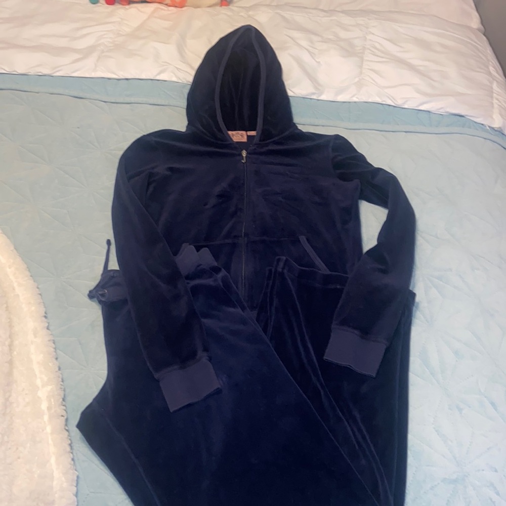 Juicy Couture Velour Tracksuit- Navy Blue, Wedding Something Blue
